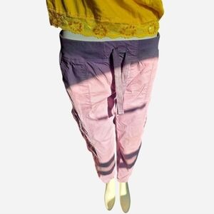 Calvin Klein Dusty Mauve Cargo Jogger Pants Relaxed Fit Utility L